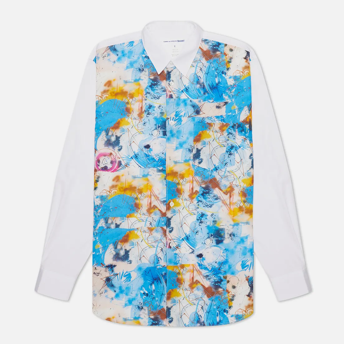 Comme des Garcons SHIRT Мужская рубашка x Futura Print C Front