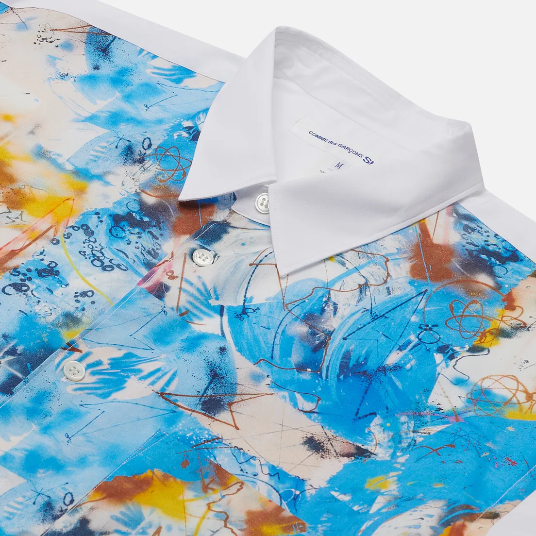 Comme des Garcons SHIRT Мужская рубашка x Futura Print C Front