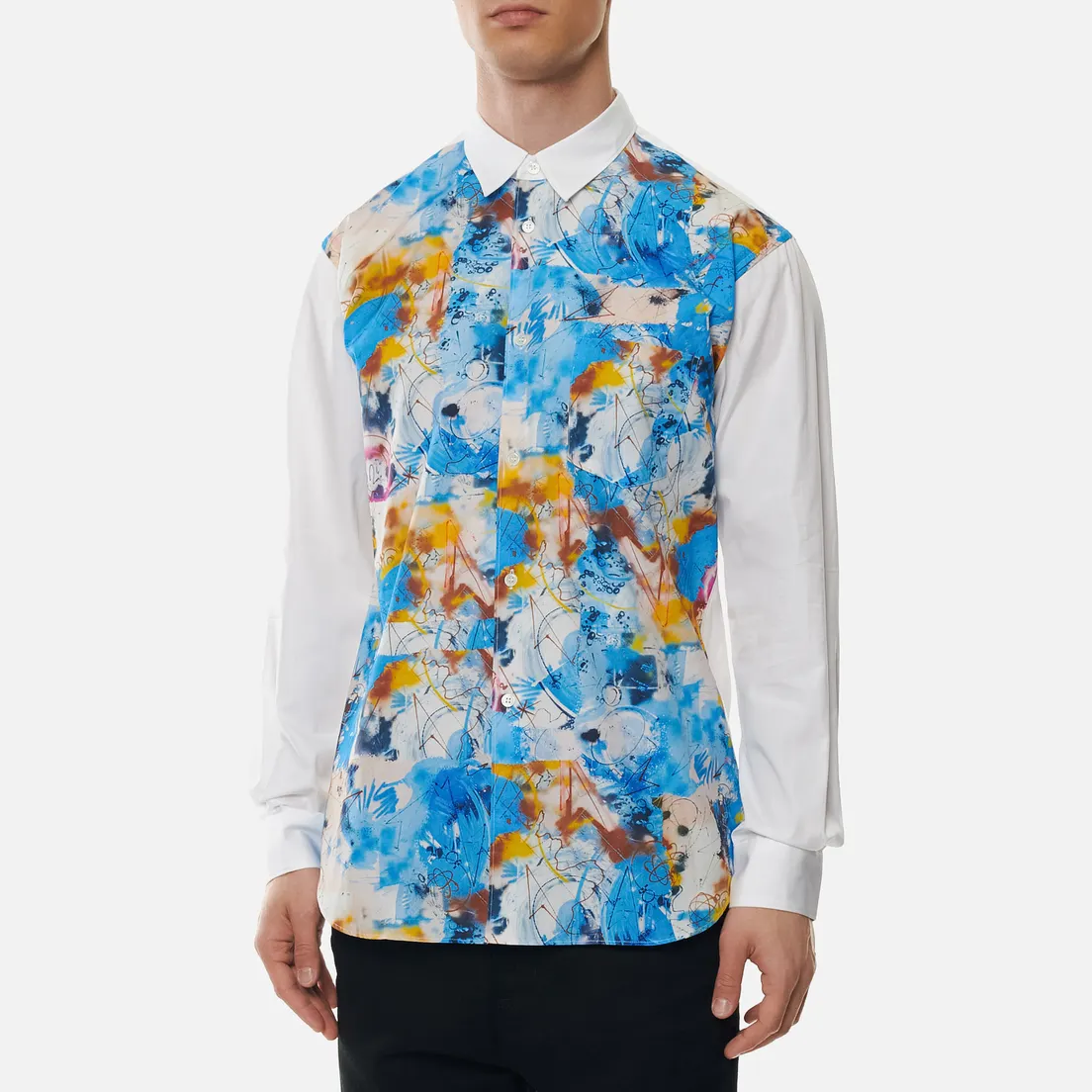 Comme des Garcons SHIRT Мужская рубашка x Futura Print C Front