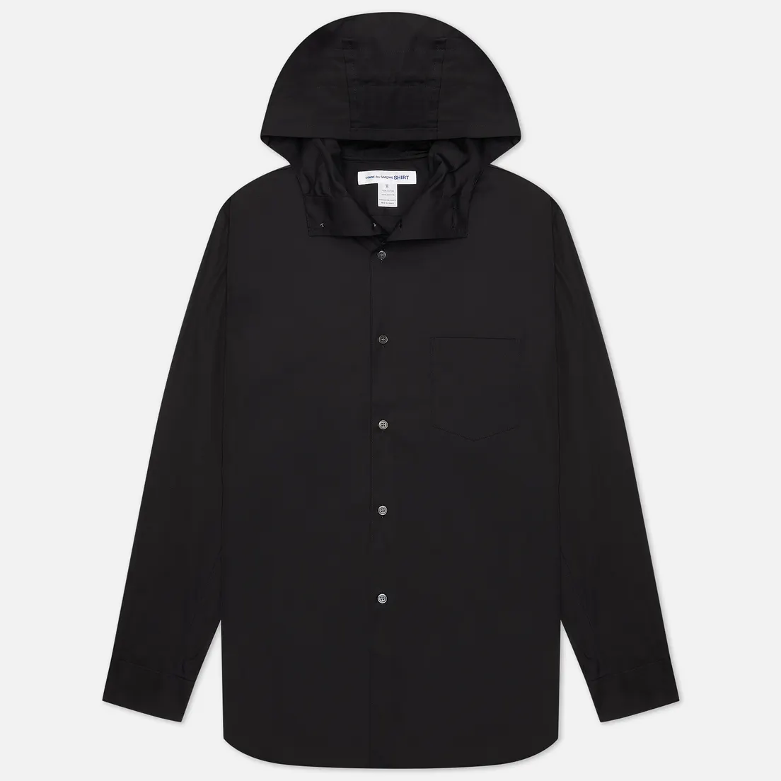 Comme des Garcons SHIRT Мужская рубашка Button Up Hoodie