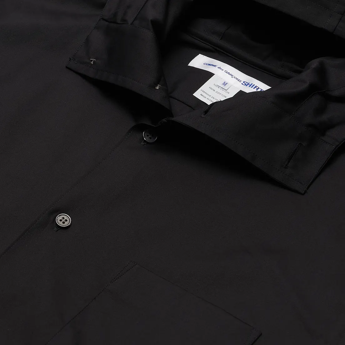 Comme des Garcons SHIRT Мужская рубашка Button Up Hoodie