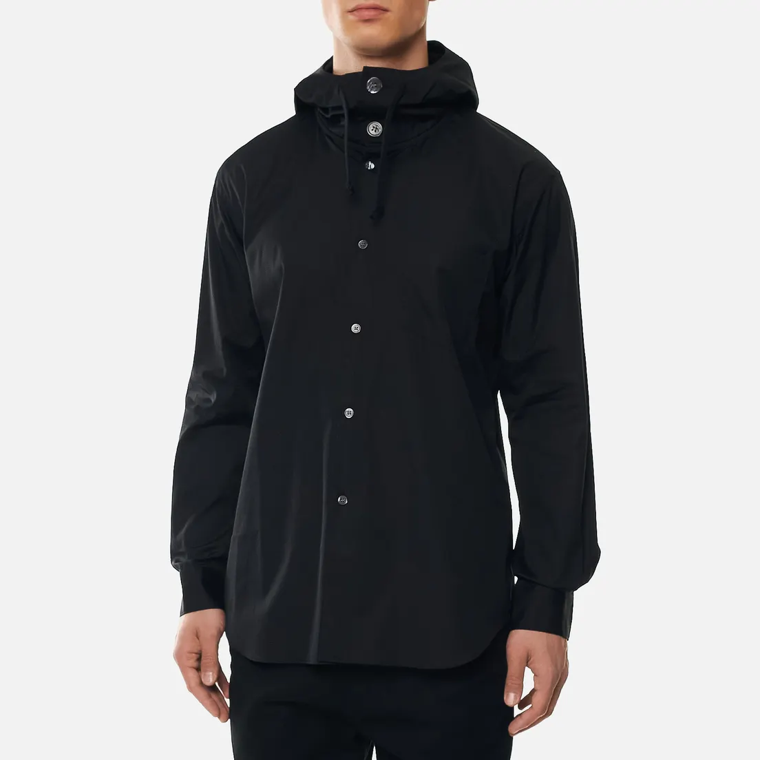 Comme des Garcons SHIRT Мужская рубашка Button Up Hoodie