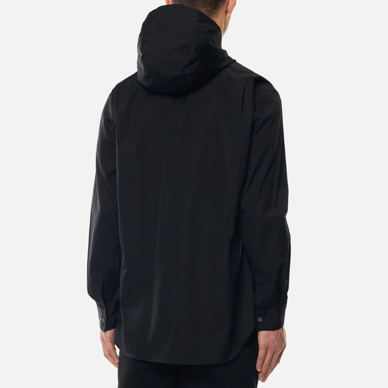 Мужская рубашка Comme des Garcons SHIRT Button Up Hoodie Black