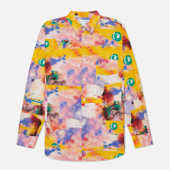 Мужская рубашка Comme des Garcons SHIRT x Futura Print B Yellow