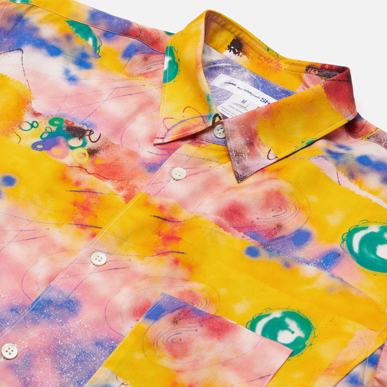 Мужская рубашка Comme des Garcons SHIRT x Futura Print B Yellow