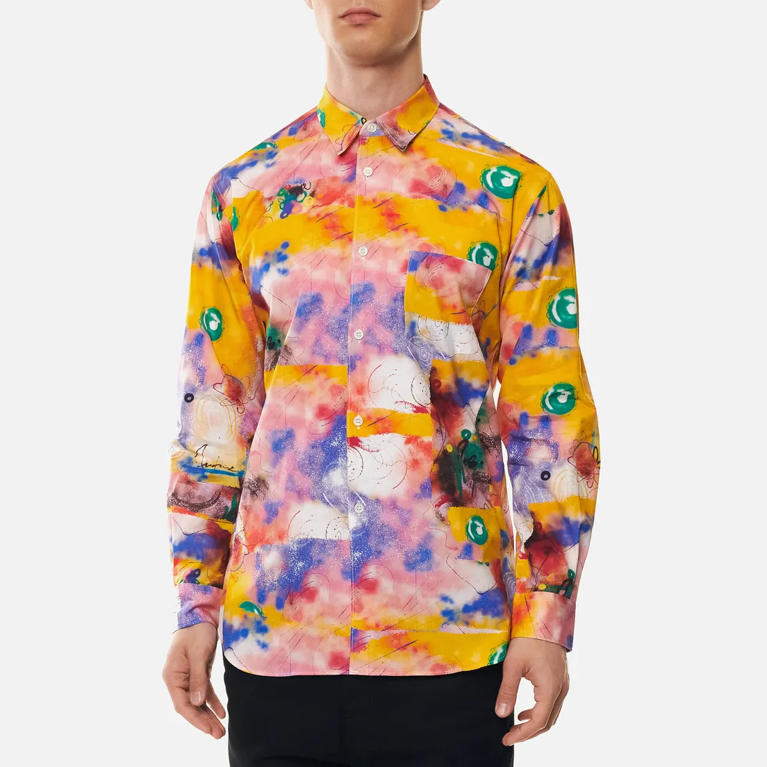 Comme des Garcons SHIRT Мужская рубашка x Futura Print B