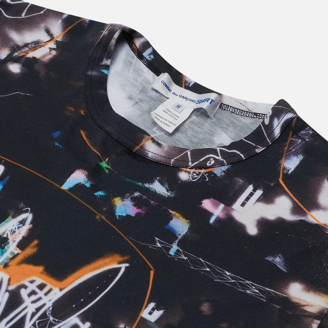 Comme des Garcons SHIRT Мужской лонгслив x Futura Print A