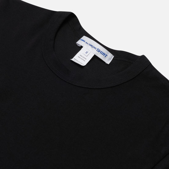 Мужской лонгслив Comme des Garcons SHIRT Logo Print Back Black