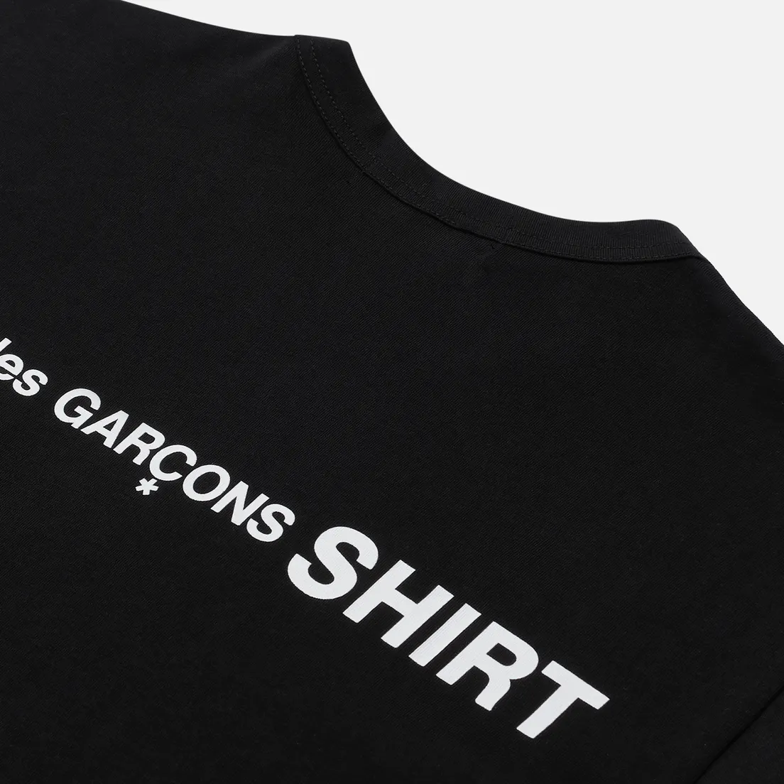 Comme des Garcons SHIRT Мужской лонгслив Logo Print Back