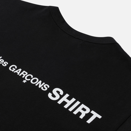 Мужской лонгслив Comme des Garcons SHIRT Logo Print Back Black