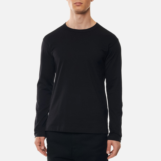 Мужской лонгслив Comme des Garcons SHIRT Logo Print Back Black