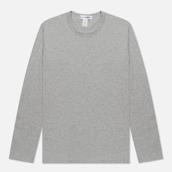 Мужской лонгслив Comme des Garcons SHIRT Logo Print Back Top Grey