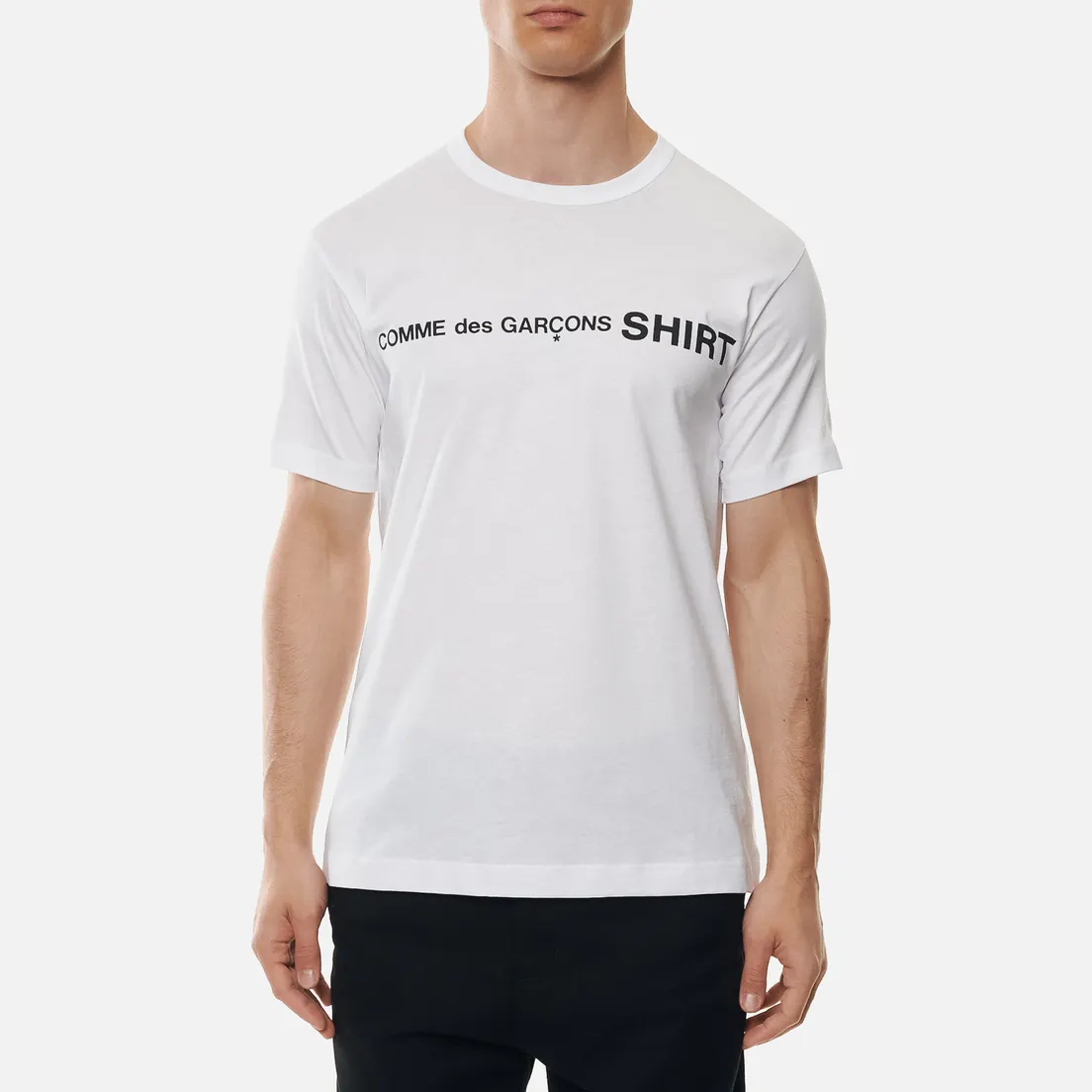 Comme des Garcons SHIRT Мужская футболка Logo Print Front