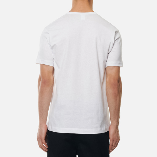 Мужская футболка Comme des Garcons SHIRT Logo Print Front White