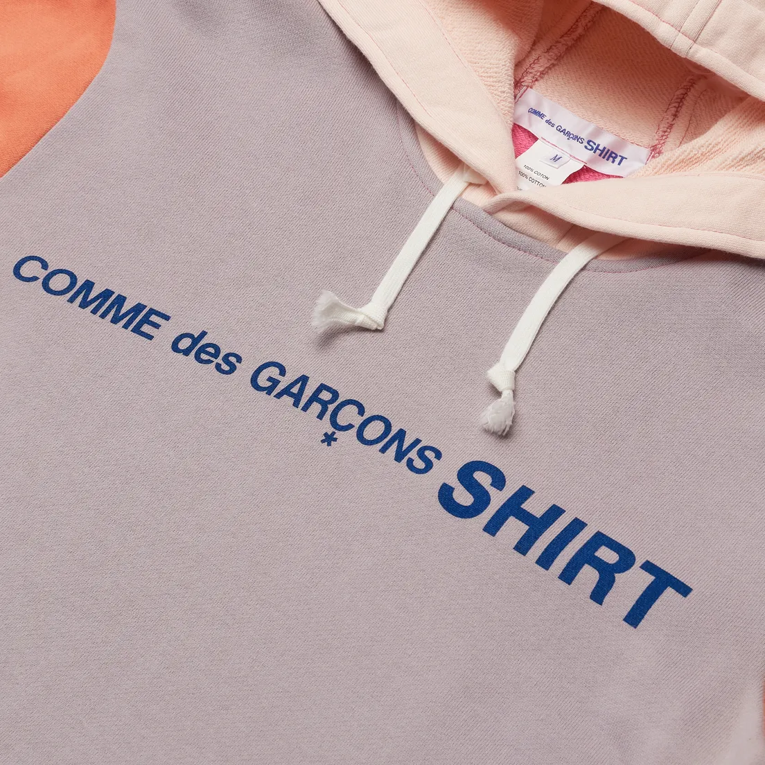 Comme des Garcons SHIRT Мужская толстовка Color Block Hoodie