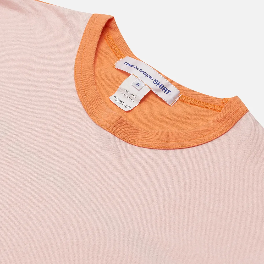 Comme des Garcons SHIRT Мужской лонгслив Color Block Crew Neck