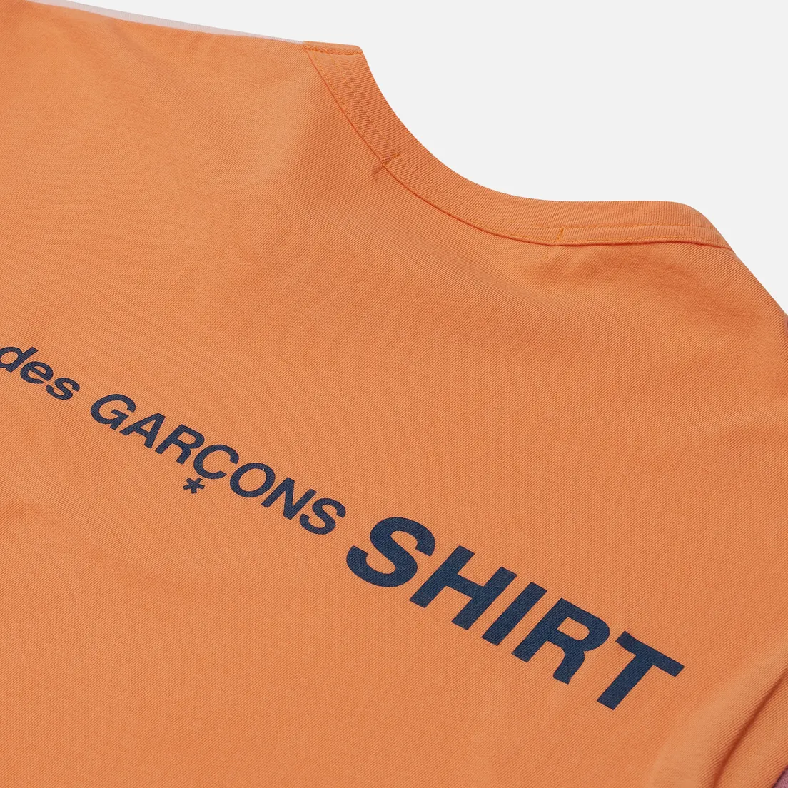 Comme des Garcons SHIRT Мужской лонгслив Color Block Crew Neck