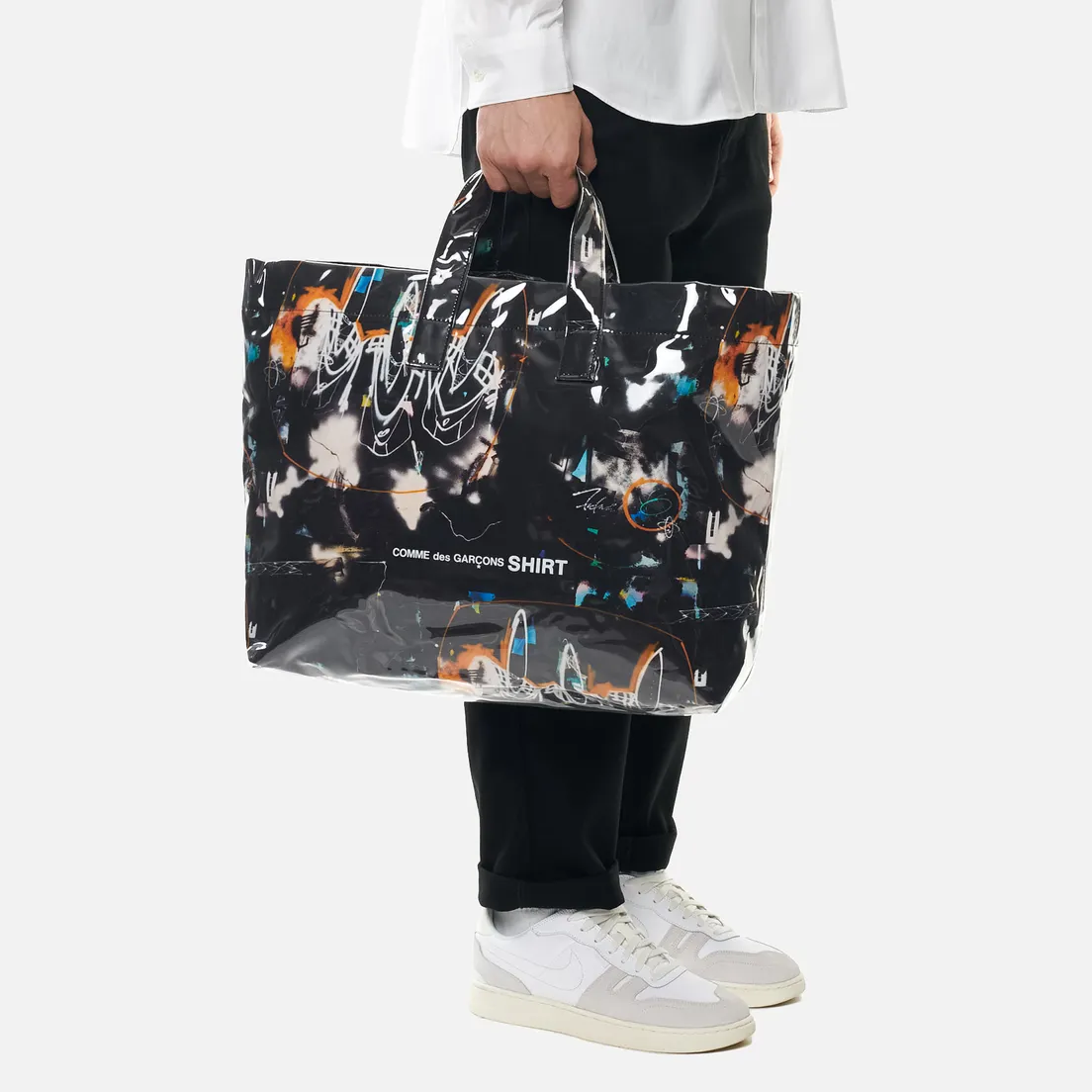 Comme des Garcons SHIRT Сумка x Futura Graffiti Printed 29L
