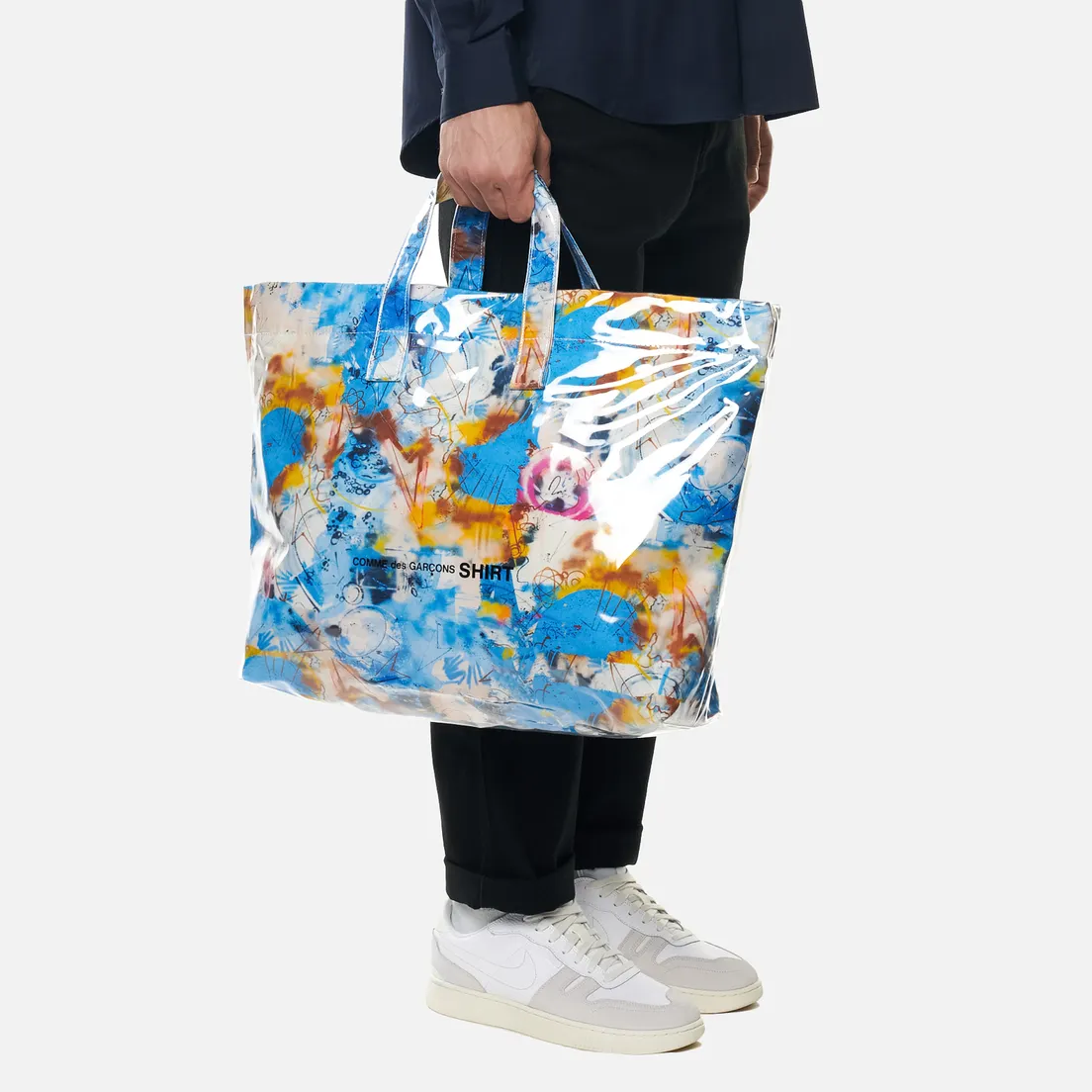 Comme des Garcons SHIRT Сумка x Futura Graffiti Printed 29L