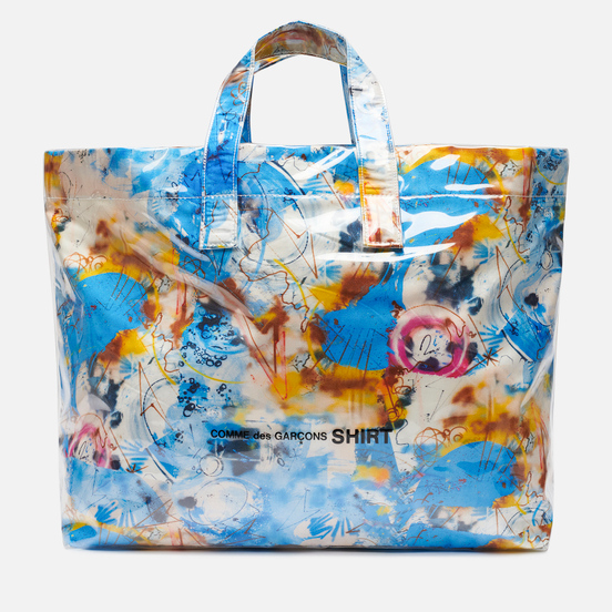 Сумка Comme des Garcons SHIRT x Futura Graffiti Printed 29L Blue