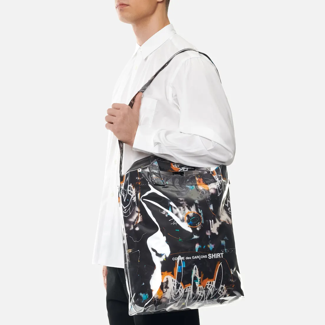 Comme des Garcons SHIRT Сумка x Futura Graffiti Printed 12L