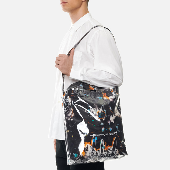 Сумка Comme des Garcons SHIRT x Futura Graffiti Printed 12L Black