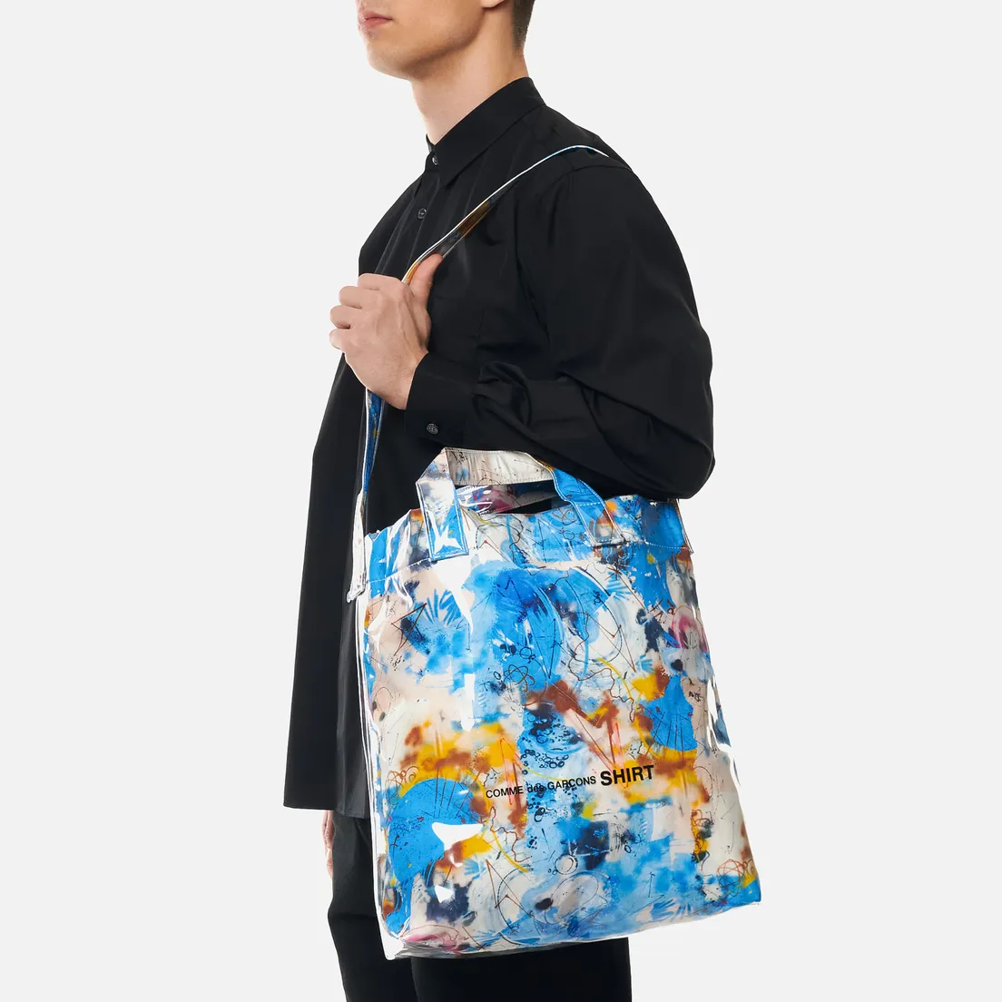Comme des Garcons SHIRT Сумка x Futura Graffiti Printed 12L