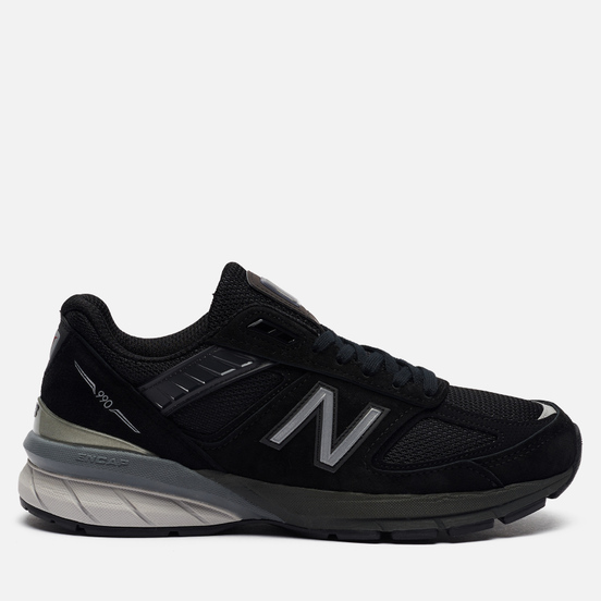 Женские кроссовки New Balance 990v5 Black/Silver