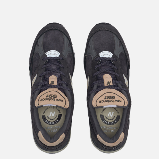 Женские кроссовки New Balance 991 Dark Grey/Sand