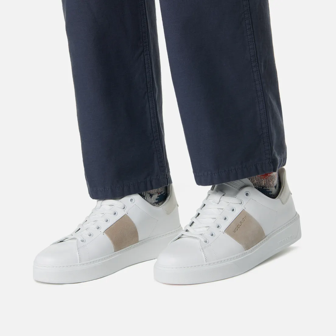 Woolrich Мужские кроссовки Classic Court Leather