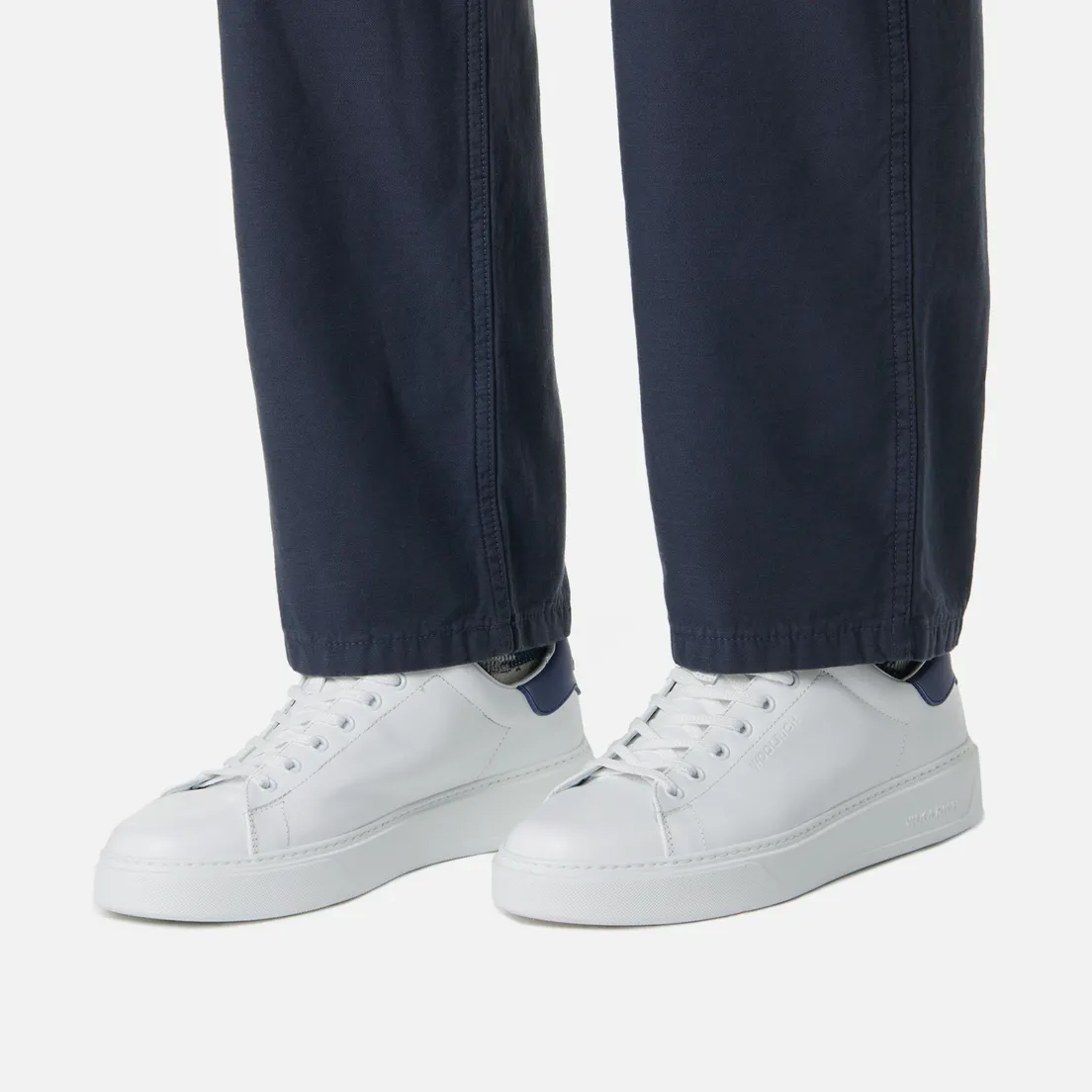 Woolrich Мужские кроссовки Classic Court Leather