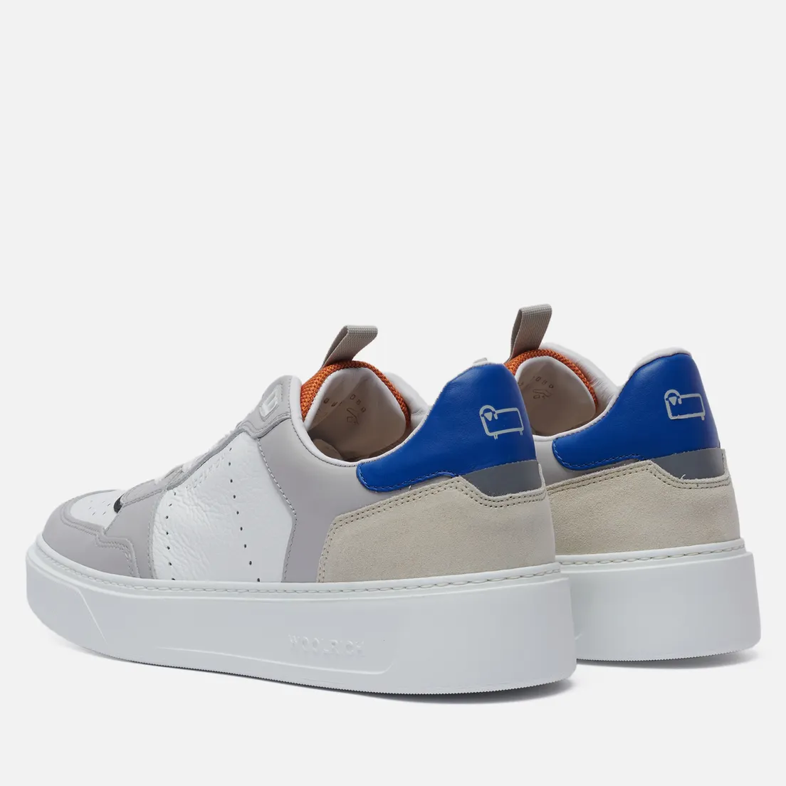 Woolrich Мужские кроссовки Classic Basketball Leather