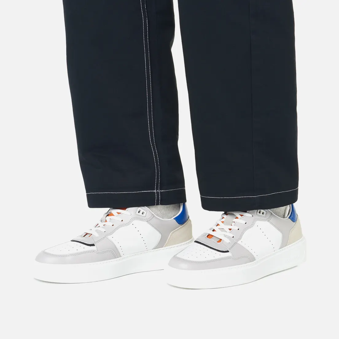 Woolrich Мужские кроссовки Classic Basketball Leather