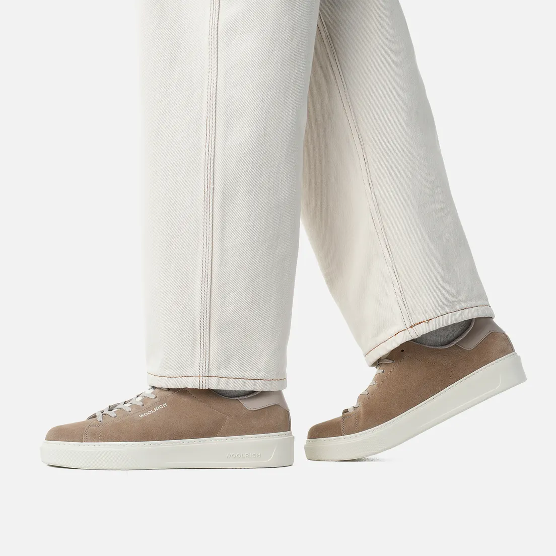 Woolrich Мужские кроссовки Classic Court Suede