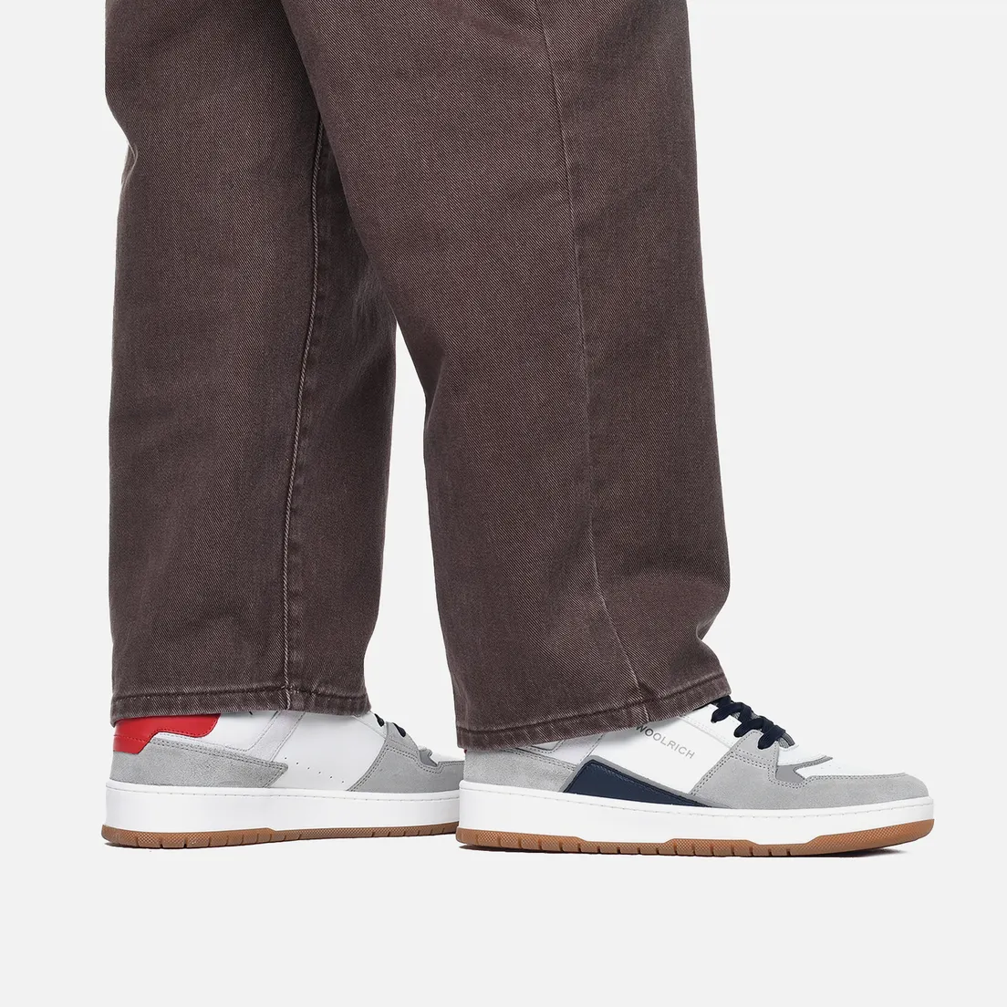 Woolrich Мужские кроссовки Classic Basket Low Suede