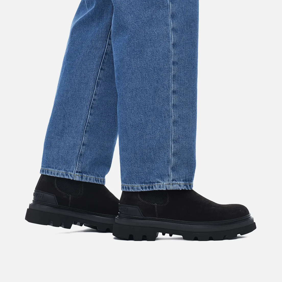 Woolrich Мужские ботинки Chelsea Combat Suede