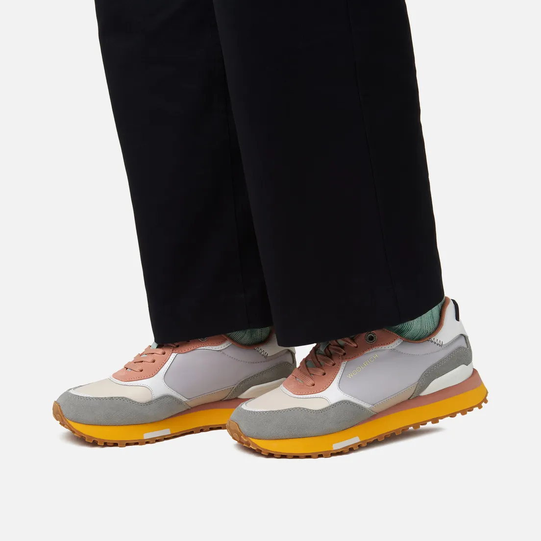 Woolrich Женские кроссовки Retro Suede