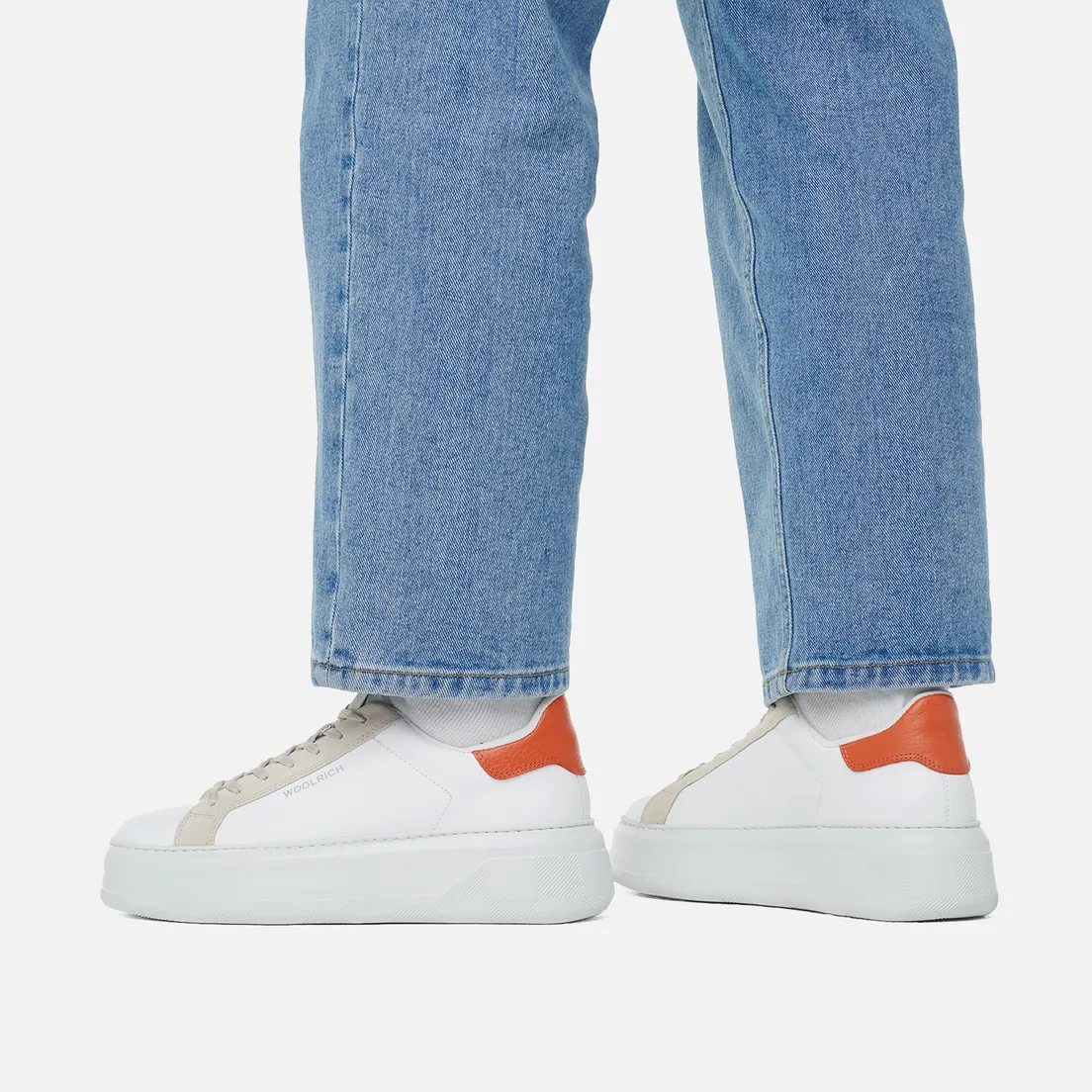 Woolrich Женские кроссовки Chunky Court Suede