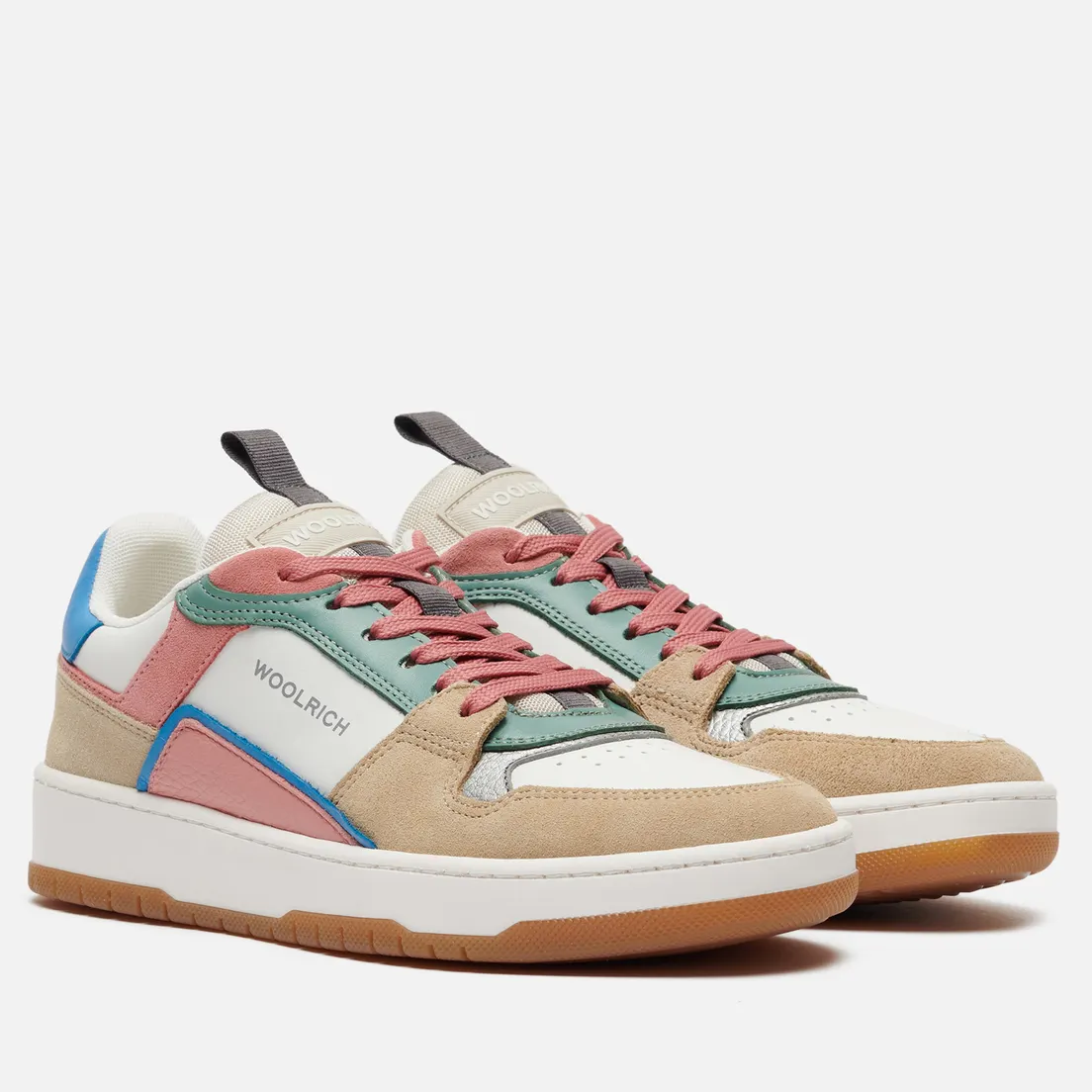 Woolrich Женские кроссовки Classic Basket Low Suede