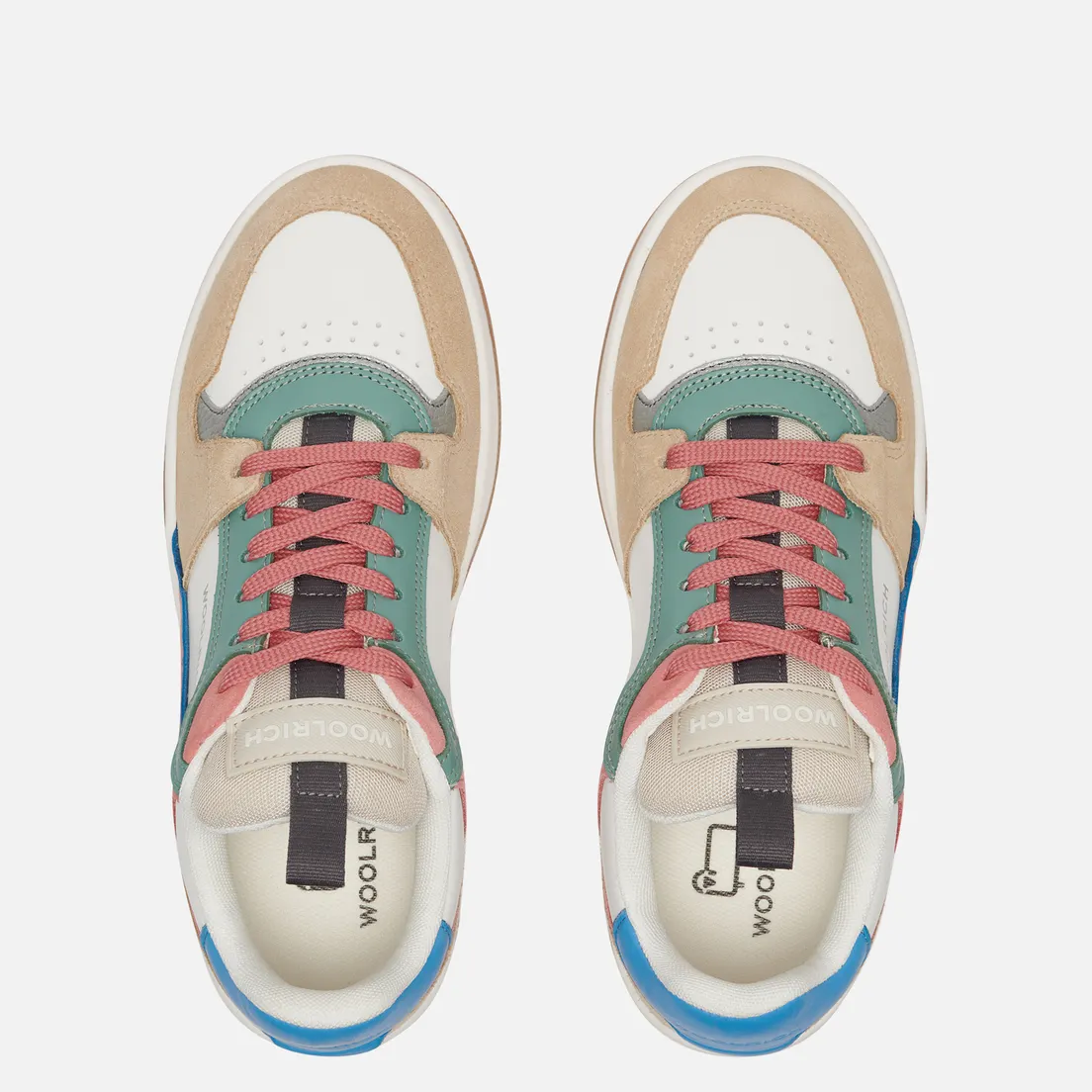 Woolrich Женские кроссовки Classic Basket Low Suede