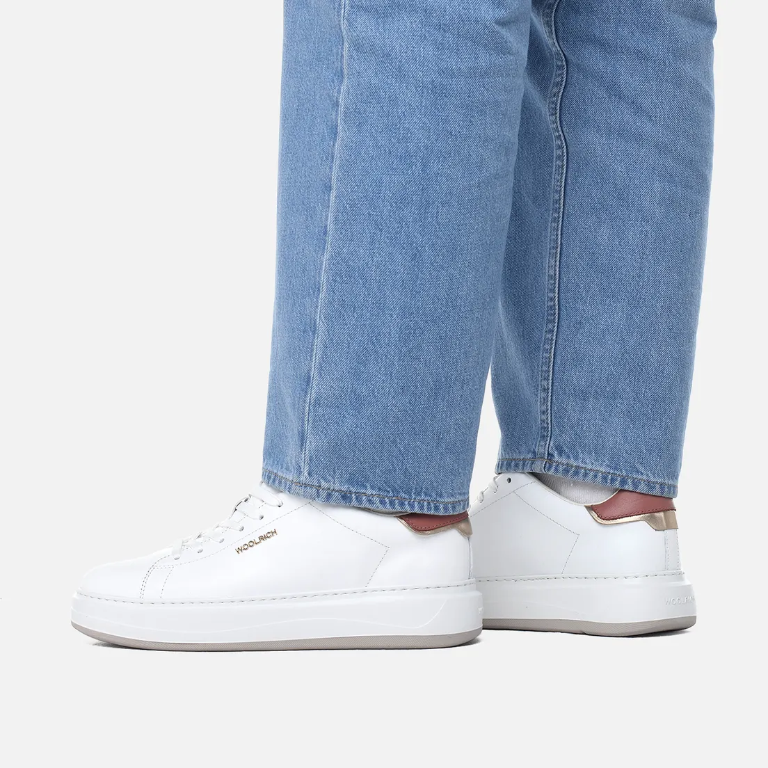 Woolrich Женские кроссовки Arrow Court Leather/Blubber