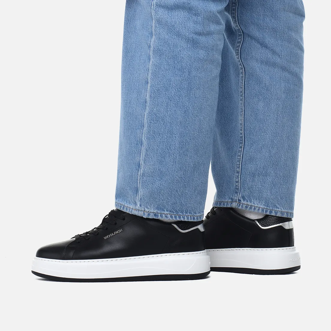 Woolrich Женские кроссовки Arrow Court Leather/Blubber