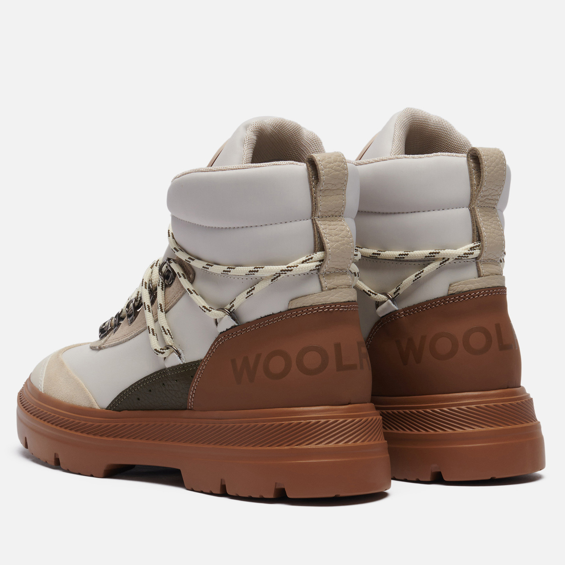 Woolrich Женские ботинки Retro Hiking Gum/Suede