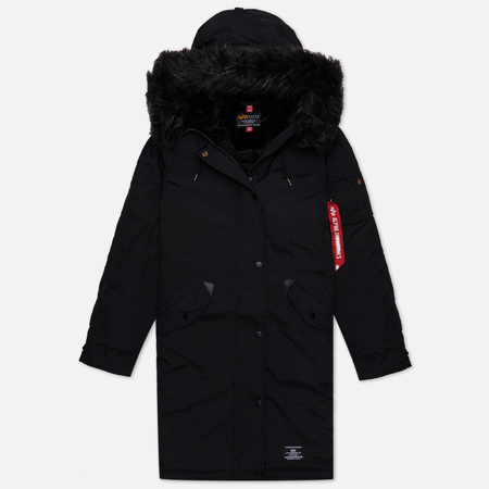  Женская куртка парка Alpha Industries Elyse Gen II, цвет чёрный, размер S