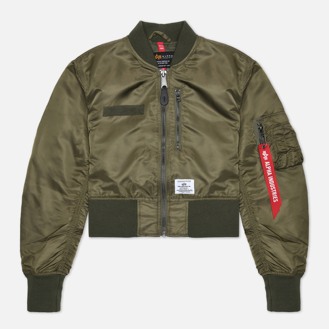 мужская куртка бомбер alpha industries l 2b bloodchit gen ii flight белый размер m Alpha Industries L-2B Cropped Gen II Flight