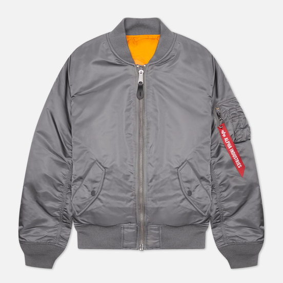 Женская куртка бомбер Alpha Industries MA-1 Gunmetal