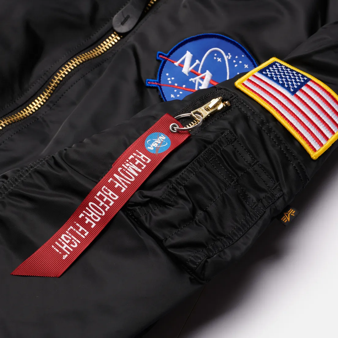 Alpha Industries Женская куртка бомбер MA-1 NASA