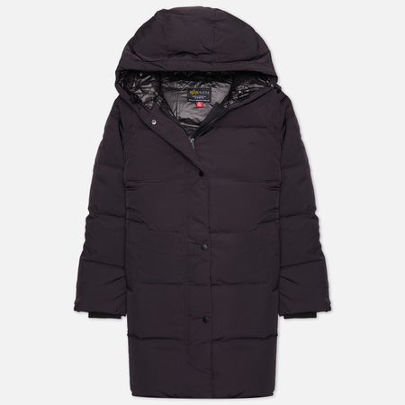 фото Женская куртка парка alpha industries sierra convertible, цвет чёрный, размер xs