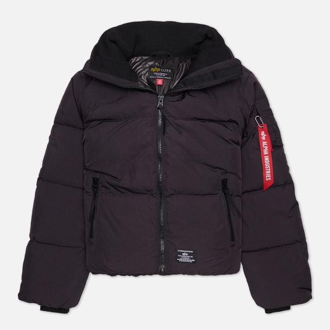 Женский пуховик Alpha Industries Sierra Short, цвет чёрный