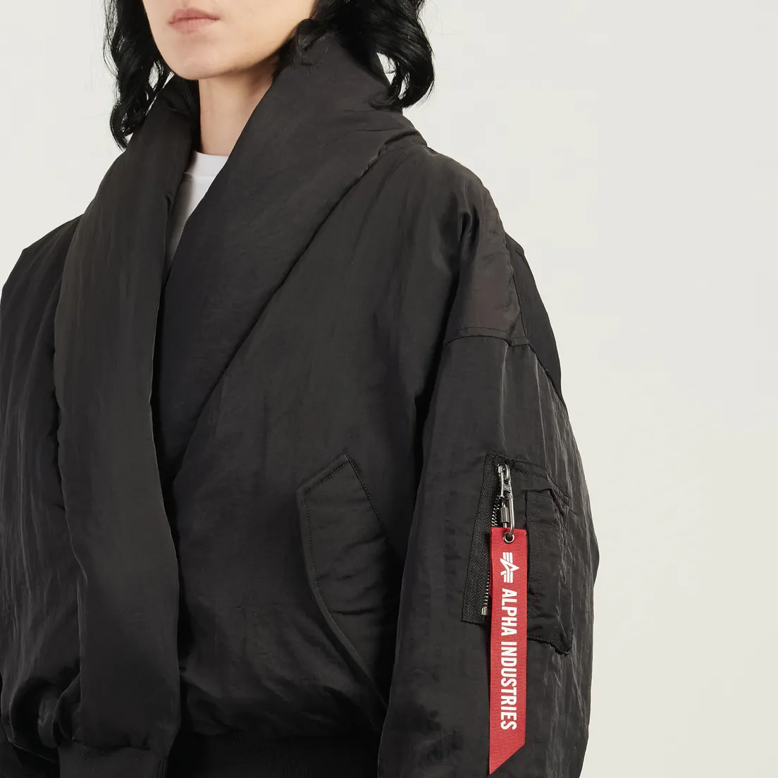 Alpha Industries Женский пуховик Shawl Collar Flight